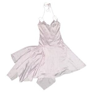 Elegant Light Purpls Satin Dress prom dress